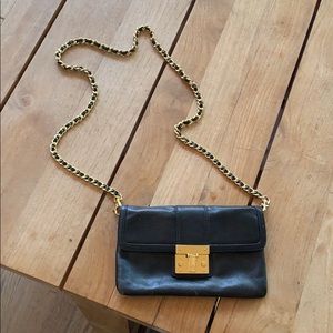 Tory Burch black leather crossbody